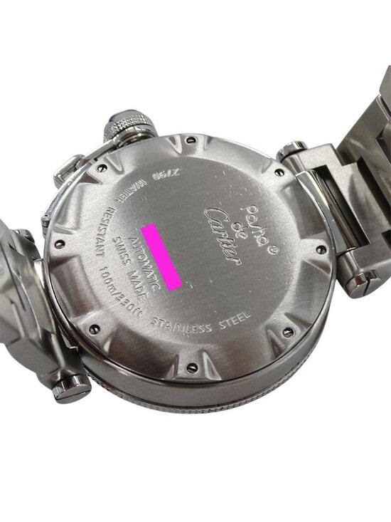 Cartier Watch Pasha Seatimer Date Automatic Winding at Stainless Steel Silver main image 9